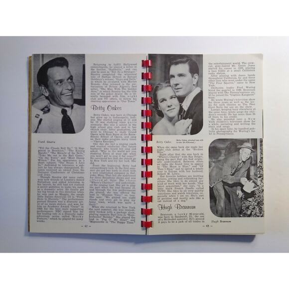 TV Personalities Book Sketch Hollywood Movie Film Stars TV Shows Original 1967 - Picture 11 of 12